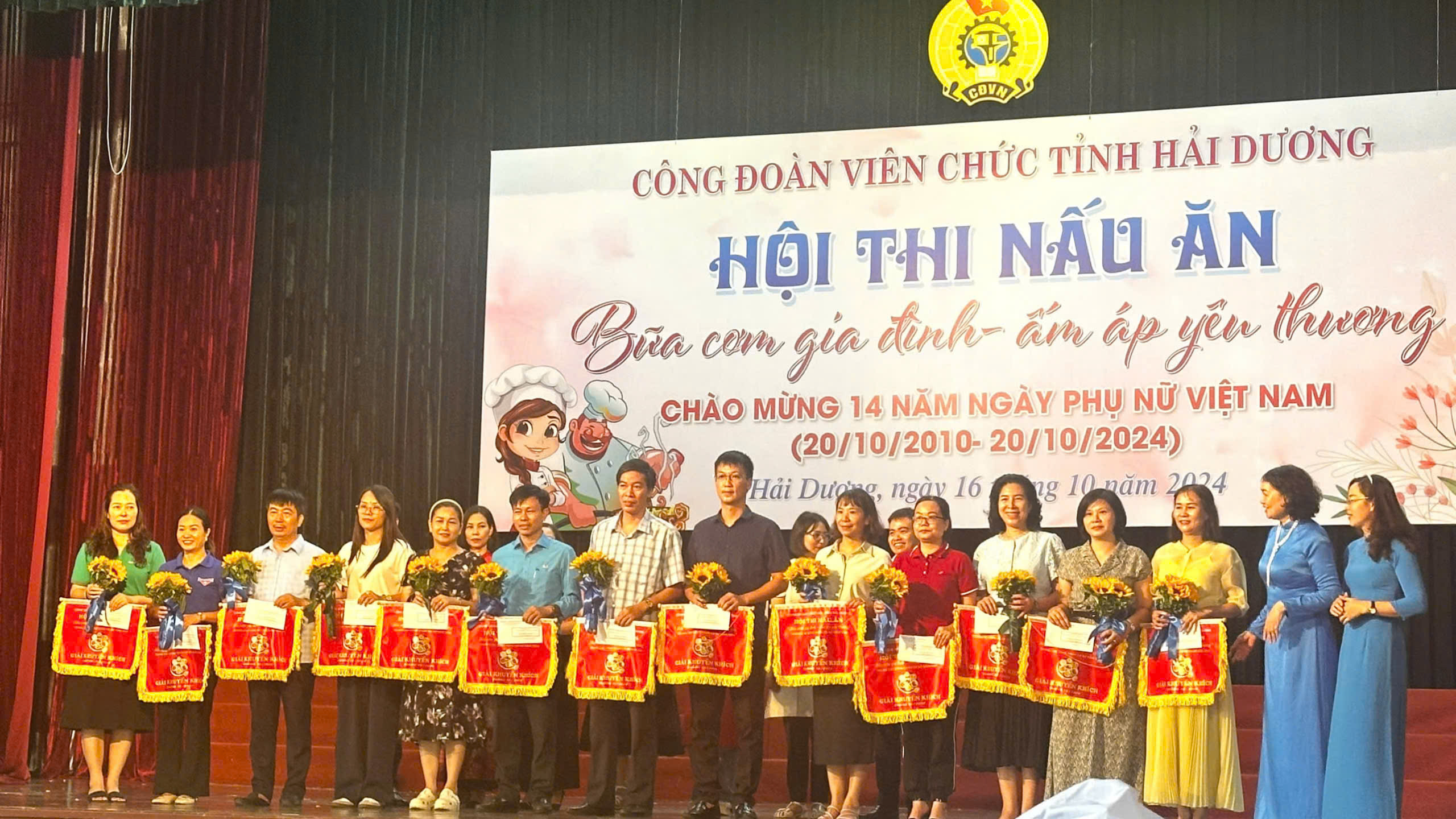 Công đoàn Viên chức tỉnh tổ chức Hội thi mâm cơm dinh dưỡng